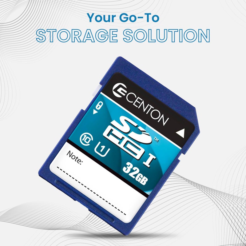 Centon Electronics MP Essential SDHC Card, Ultimate Memory Card for Phones, Tablets, Cameras, and More, UHS1, 32GB, 5 Bulk Pack - Image 2